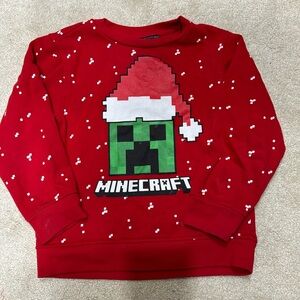 Minecraft holiday sweatshirt